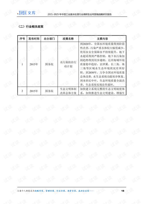 工业废水处理报告